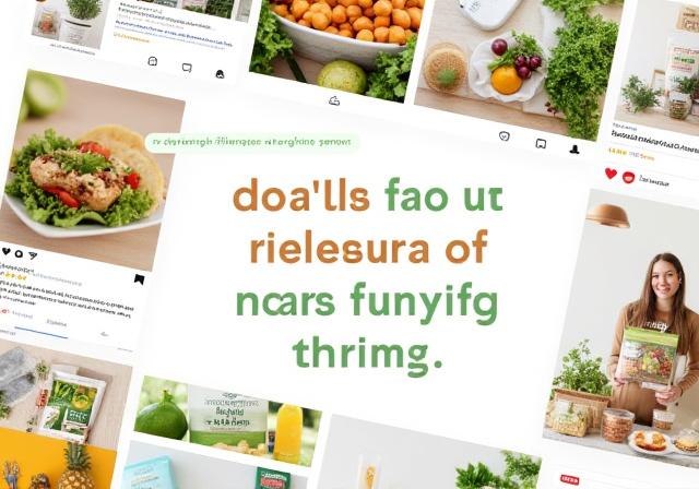 A collage of successful social media posts and influencer content for Greenleaf Organics.